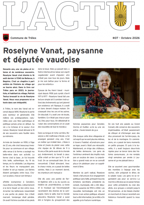 L'ACTU #07 - Octobre 2026