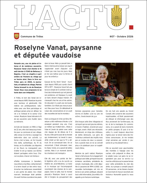 L'ACTU #07 - Octobre 2026